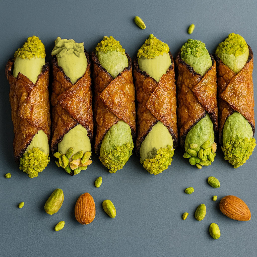 gluten free cannoli pistachio flavour