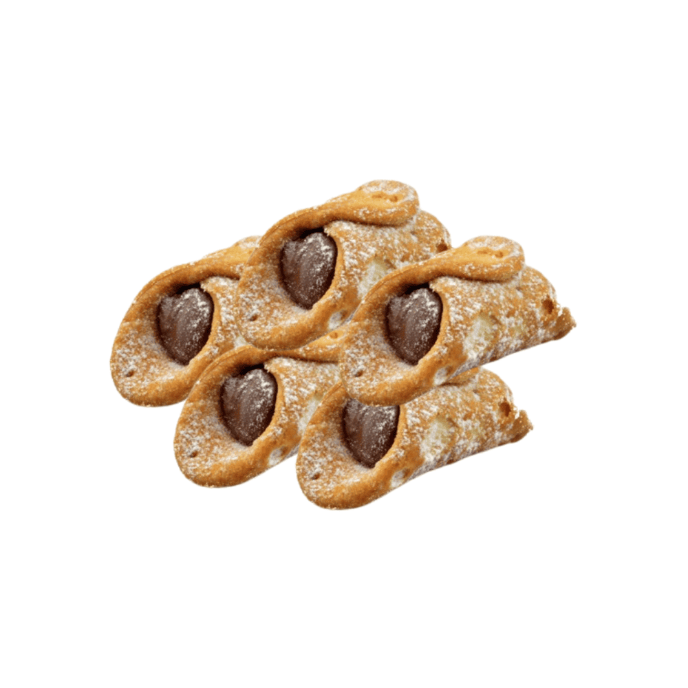 5 chocolate cannoli