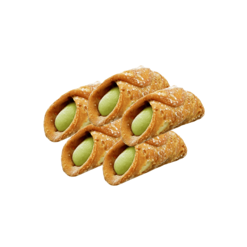 5 pistachio cannoli