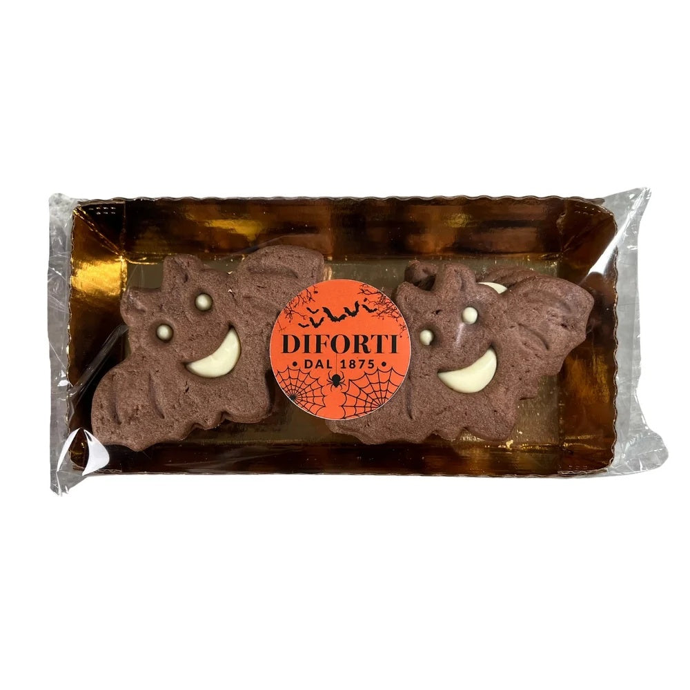 Halloween Bat Biscuits With White Crème - 200g